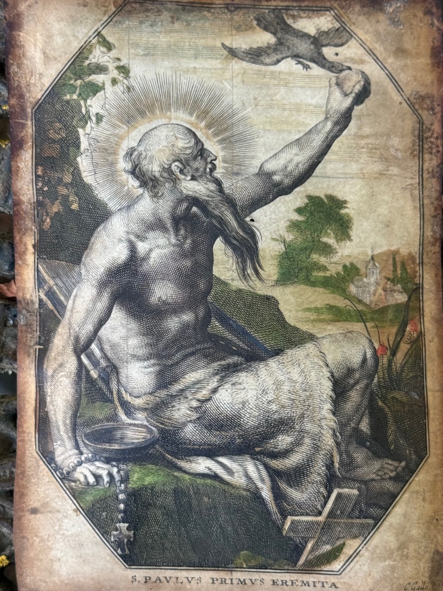 A Devotional Image Depicting Saint Paul The First Hermit-photo-5