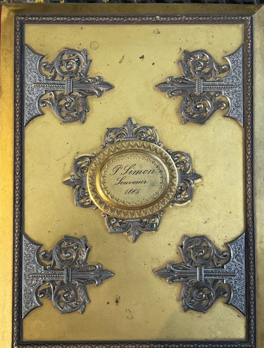 Leather And Gilded Bronze Photo Album