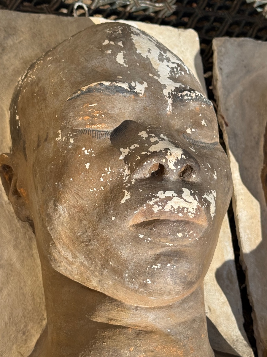 Trois moulages anthropologiques de visages africains – Docteur Léon Pales – Toulouse, vers 1930-photo-3