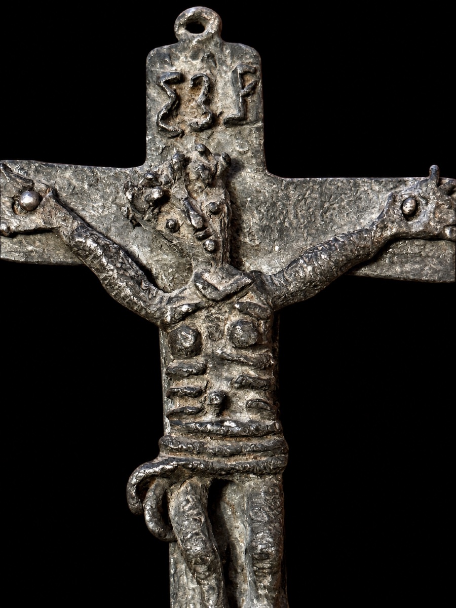 Crucifix Known As The “plomb De Seine.” 16th Century.-photo-2