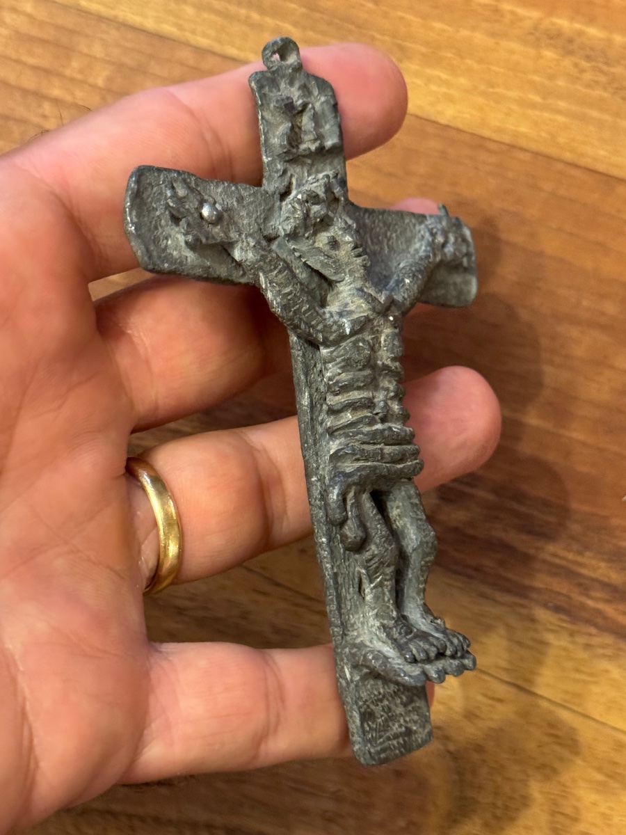 Crucifix Known As The “plomb De Seine.” 16th Century.-photo-3