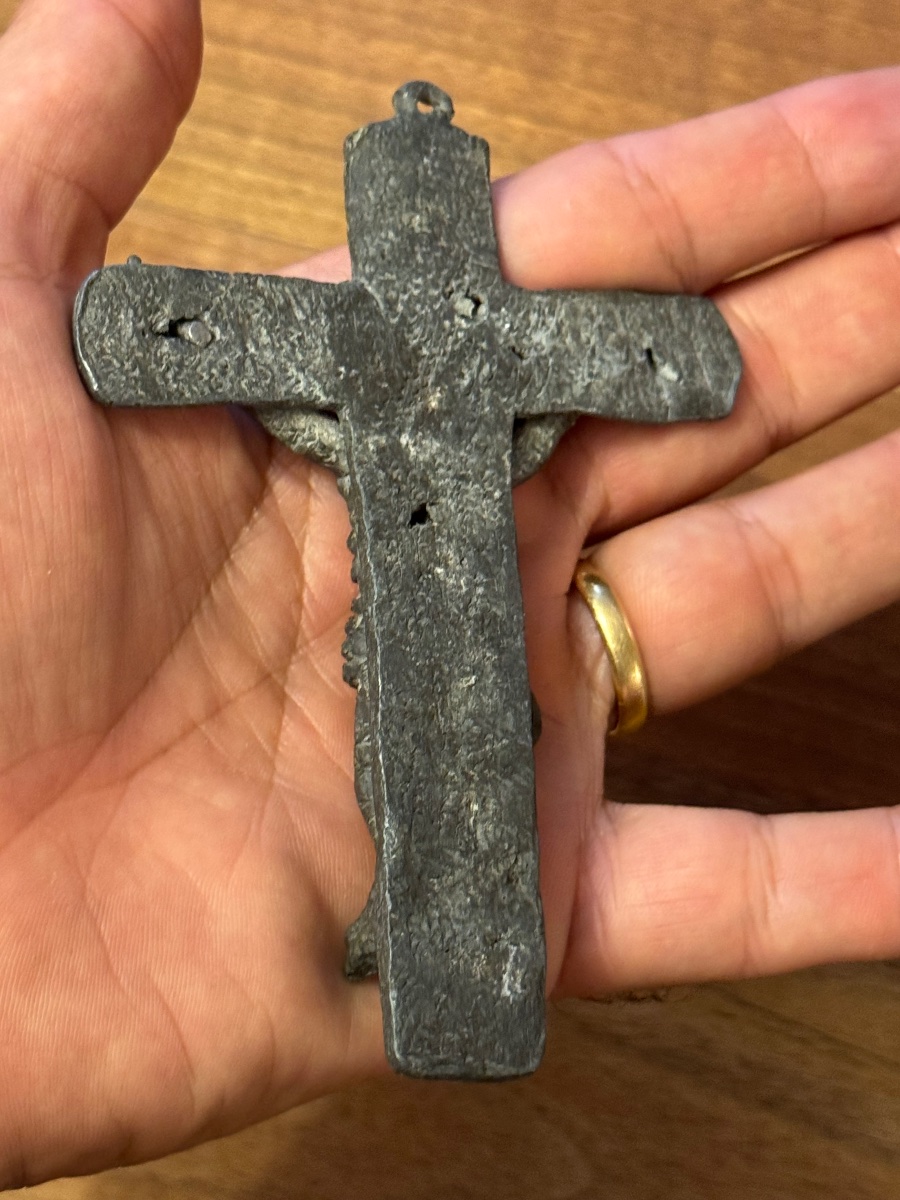 Crucifix Known As The “plomb De Seine.” 16th Century.-photo-2