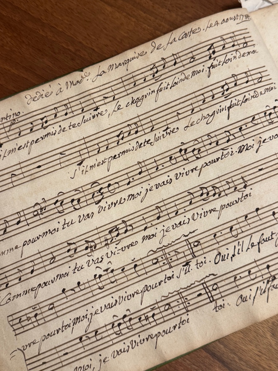 A Castrato's Songbook By Louis XVI