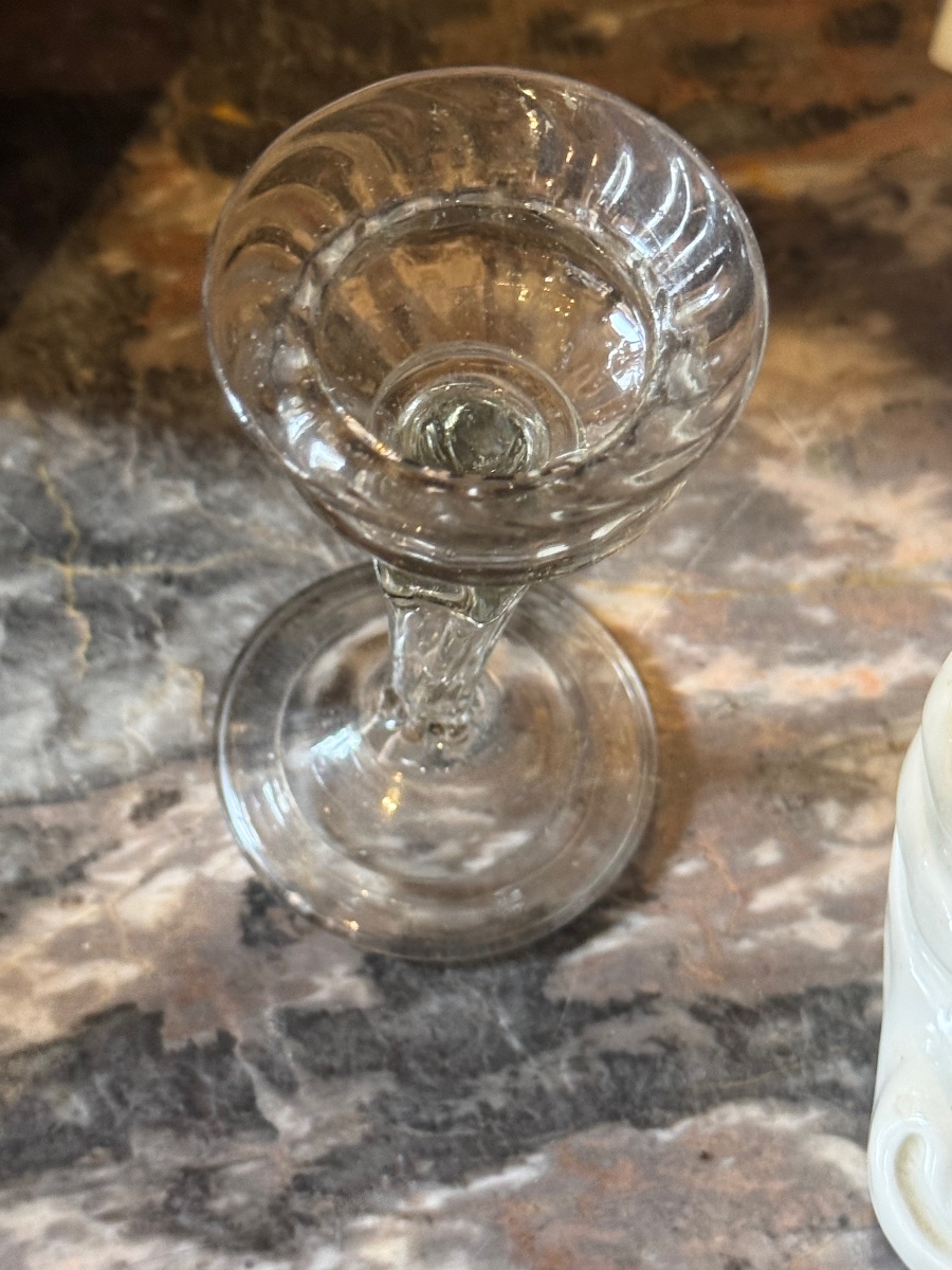 Gobichon (verre à fruit) France. XVIII e siècle -photo-1
