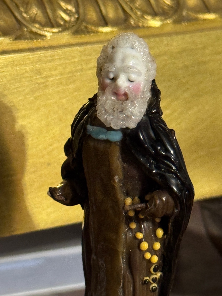 A Rosary With A Nevers Spun-glass Bead – 18th Century