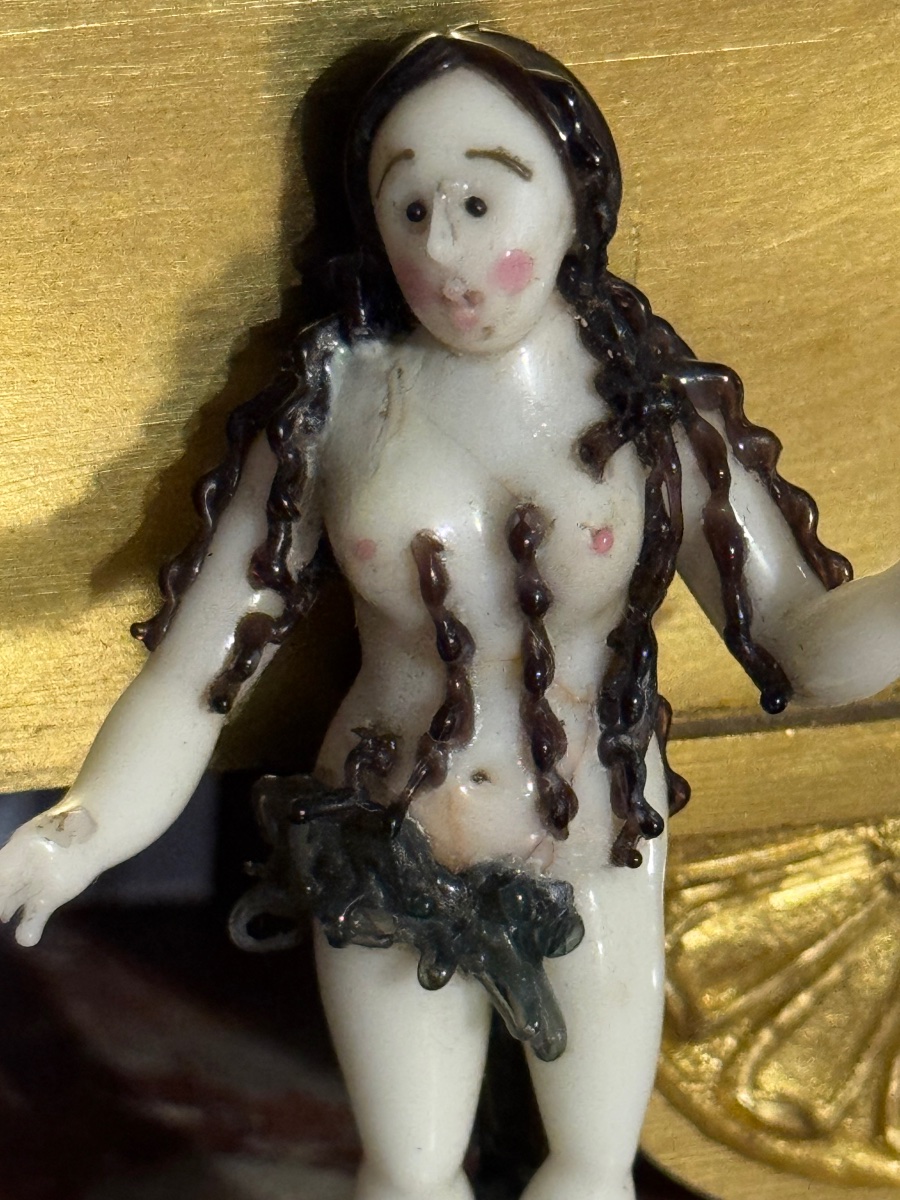 St. Mary Magdalene, Made Of Nevers Spun Glass – 18th Century-photo-3