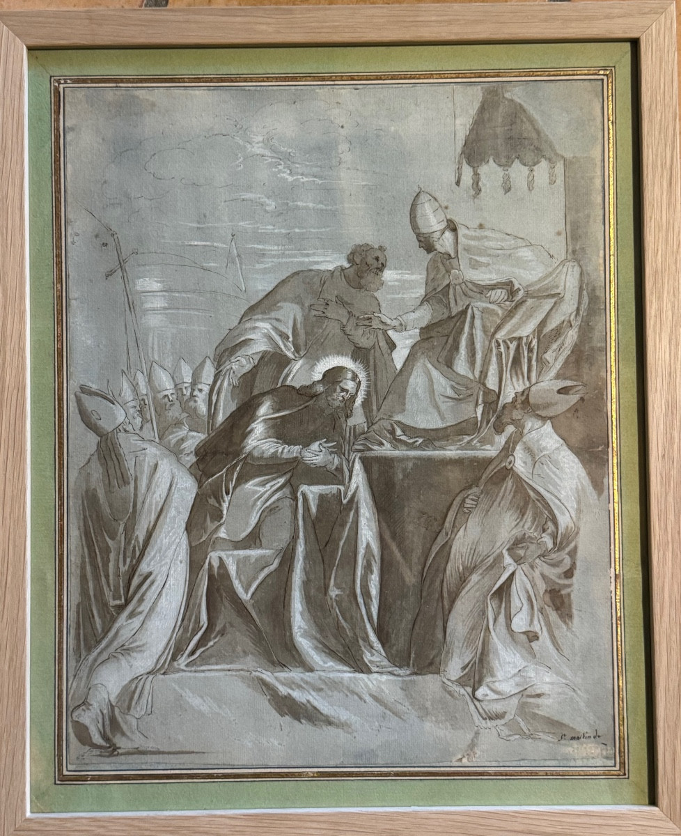 La bénédiction du saint par le pape-photo-2