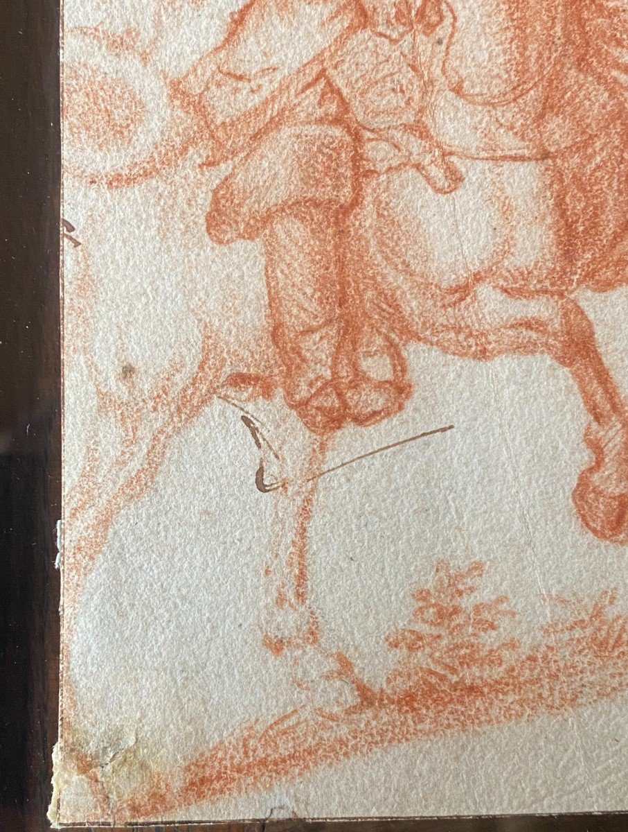 Les Cavaliers - Ecole Flamande du XVII ème Siècle -photo-4
