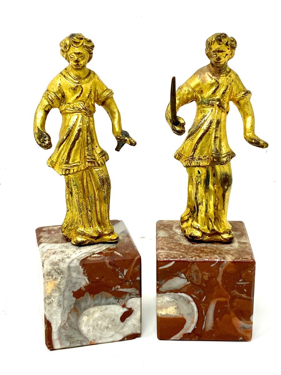 Paire de Statuettes - XVI ème Siècle 