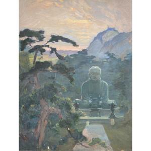 Louis Dumoulin (1860-1924). Le Grand Bouddha à Kamakura