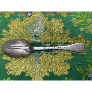 Spoon Called "rat Tail" Jurisdiction Of Poitiers, Les Sables d'Olonne, 1674/1675