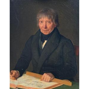 Portrait Of A Notary Under The July Monarchy