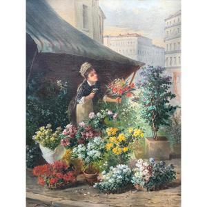 Julliard (19th Century) – Flower Seller
