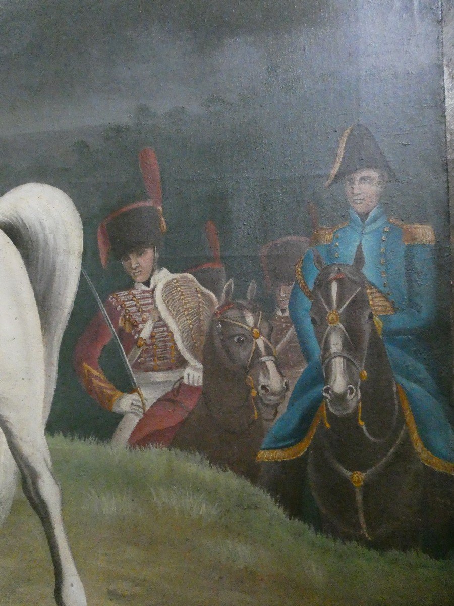 Large Equestrian Portrait Of Napoleon 1st-photo-4