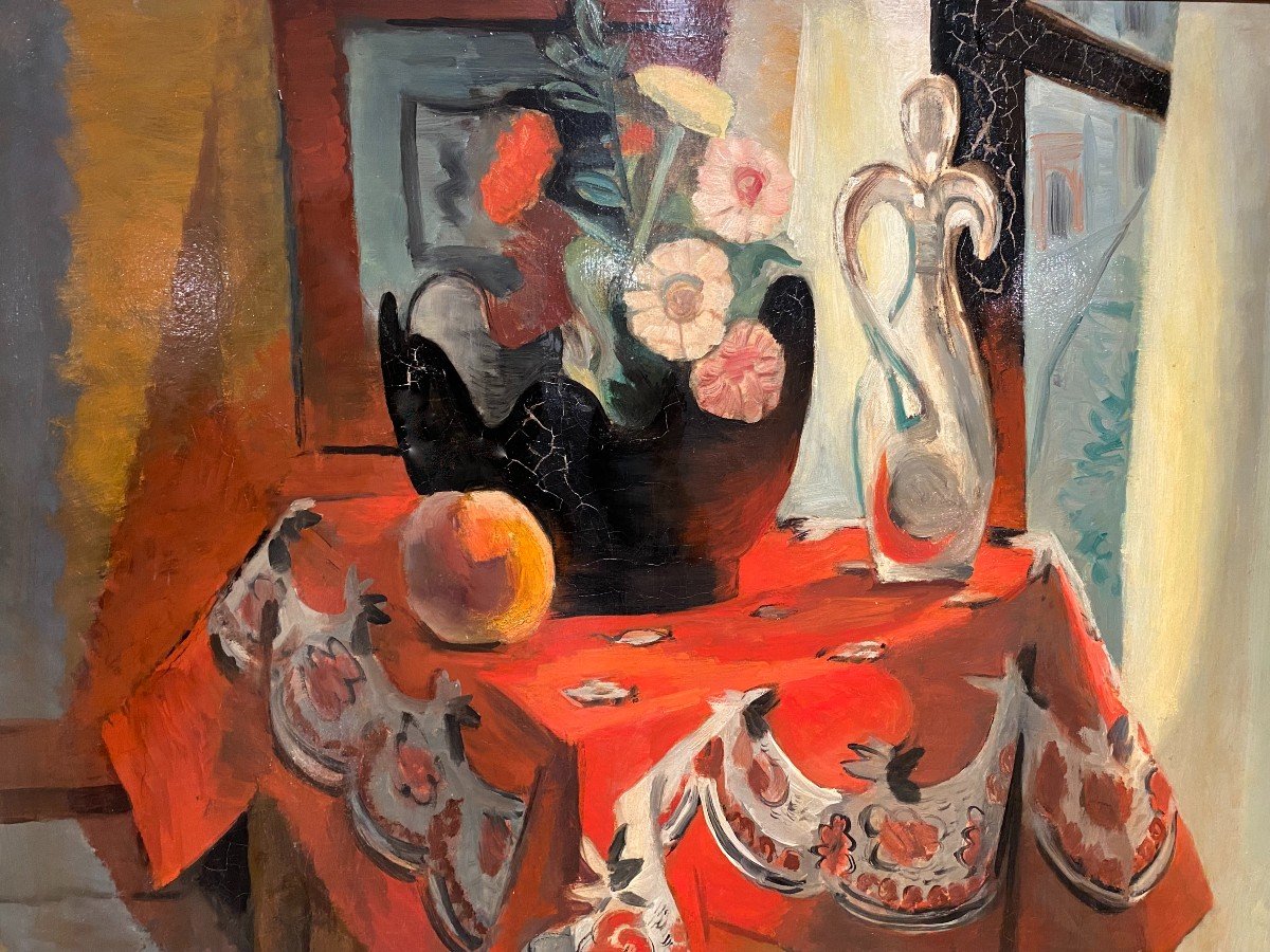 Théodore STRAWINSKY (St-Pétersbourg 1907- Genève 1989)"le tapis rouge"-photo-3