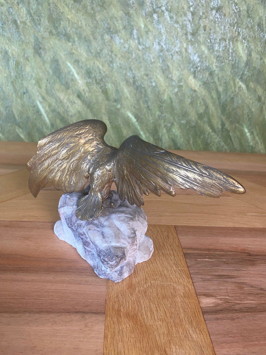 Bronze “aigle au serpent”-photo-2
