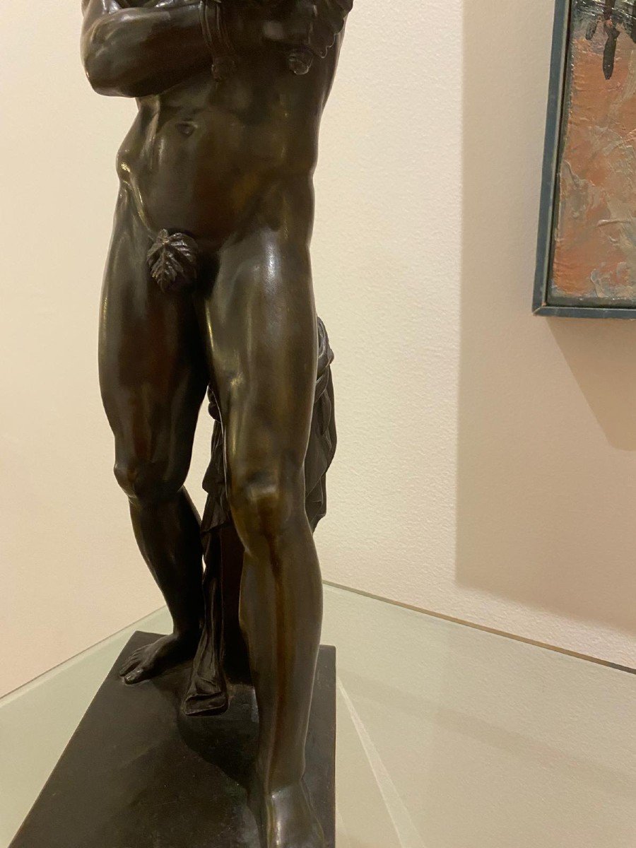 Denis Foyatier (1793-1863) “spartacus” 1832 Bronze Sculpture With Nuanced Brown Patina Matt-photo-3