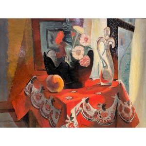 Théodore STRAWINSKY (St-Pétersbourg 1907- Genève 1989)"le tapis rouge"