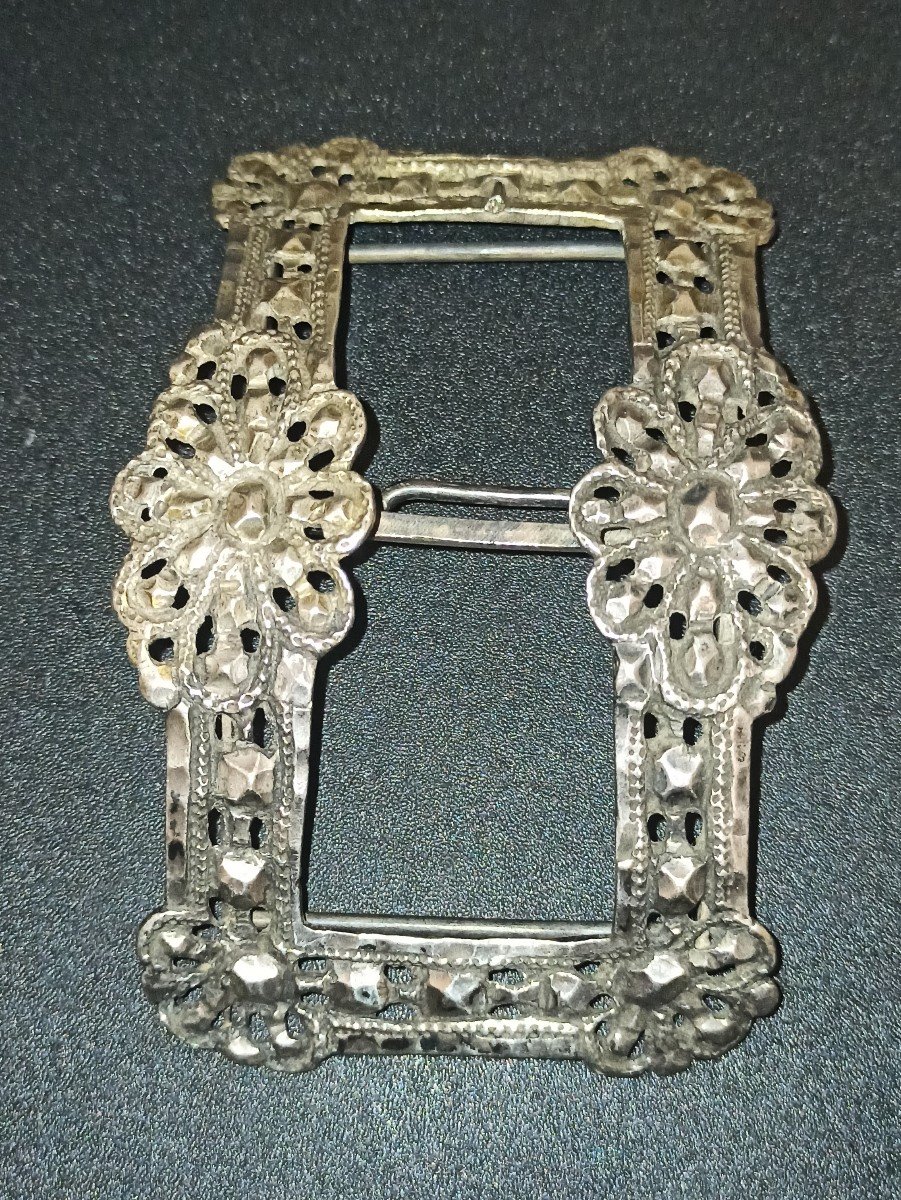 Important Nineteenth Metal Belt Buckle-photo-4