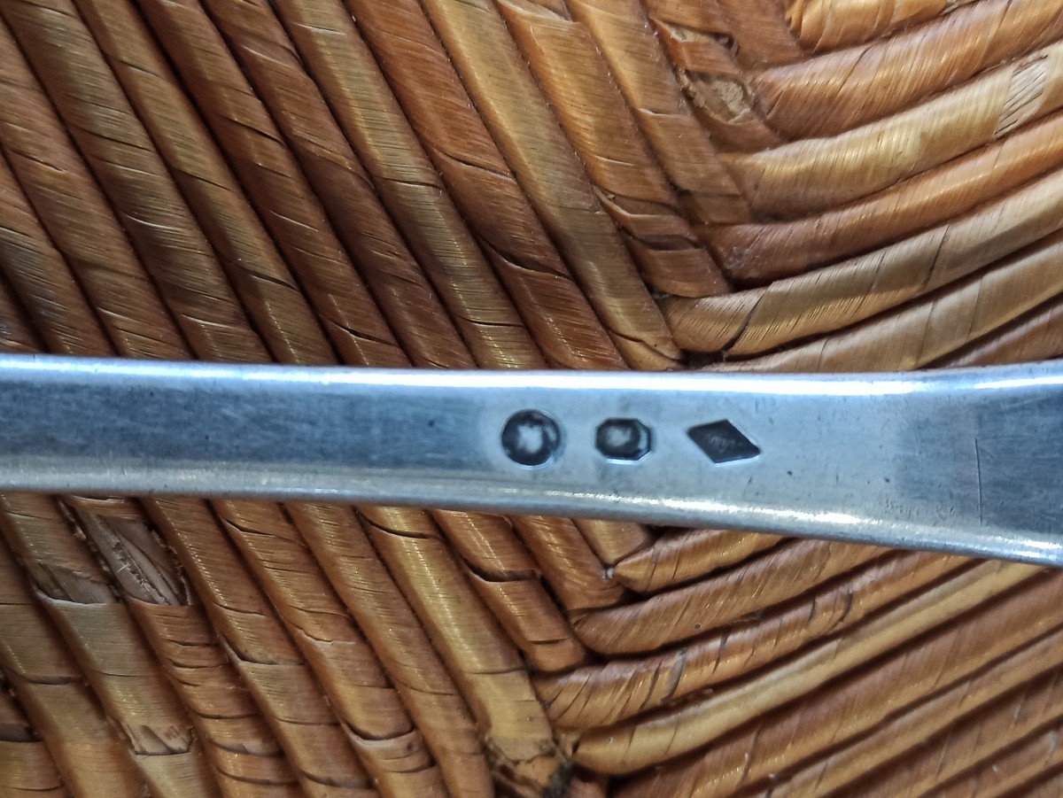 Silver Stewing Spoon Hallmarked Second Rooster 1809-1818-photo-2