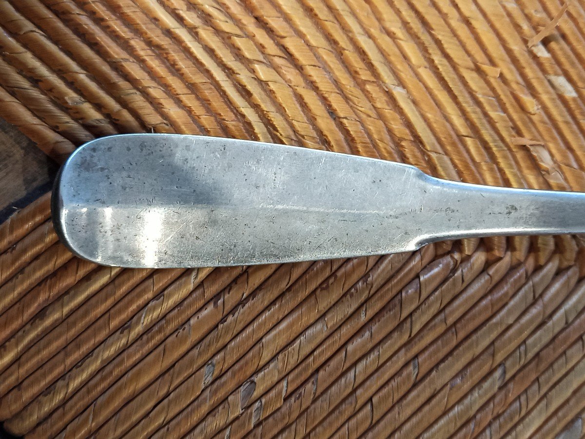 Silver Stewing Spoon Hallmarked Second Rooster 1809-1818-photo-1