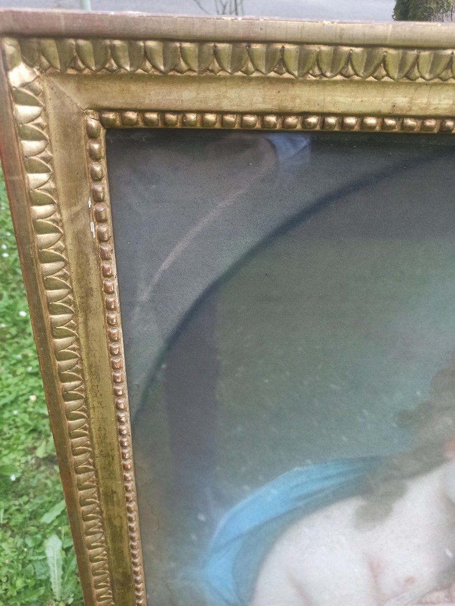 Pastel Venus Et L Amour époque Louis XVI-photo-2