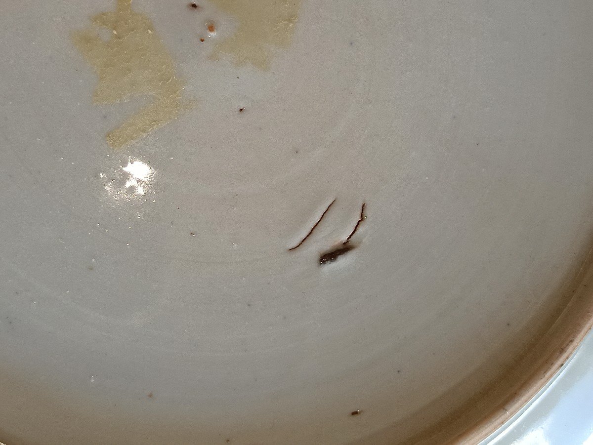 Large Coupe En Porcelaine De Chine Fin XVIII-photo-4