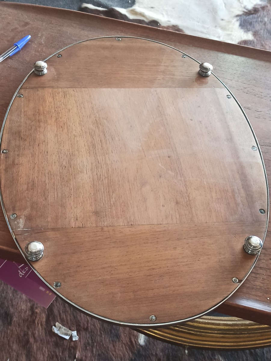 Surtout De Table De Style Louis XVI En Argent Circa 1900-photo-4