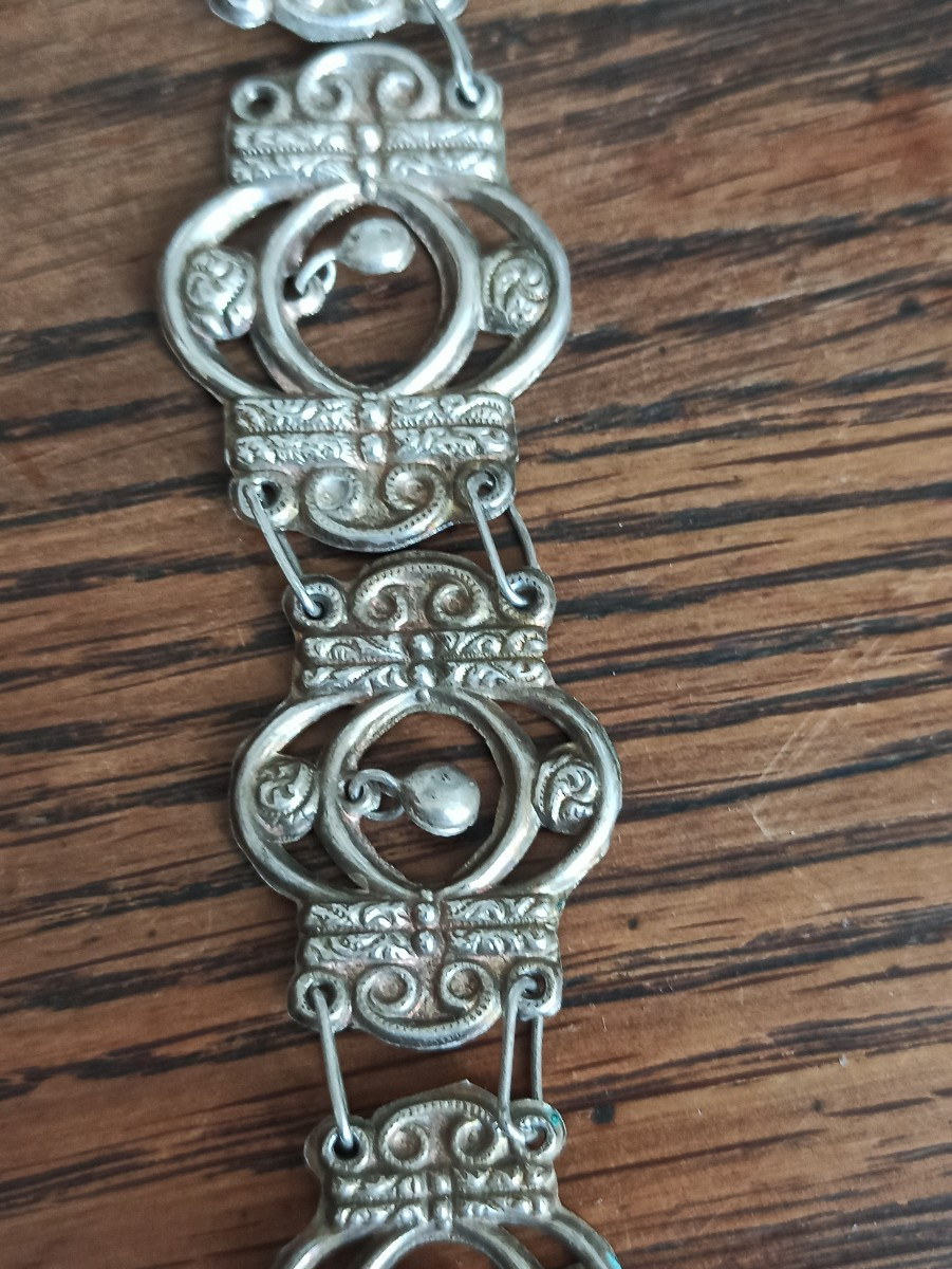 Pair Of Large Silver Cape Buckles, Minerva Hallmark-photo-4