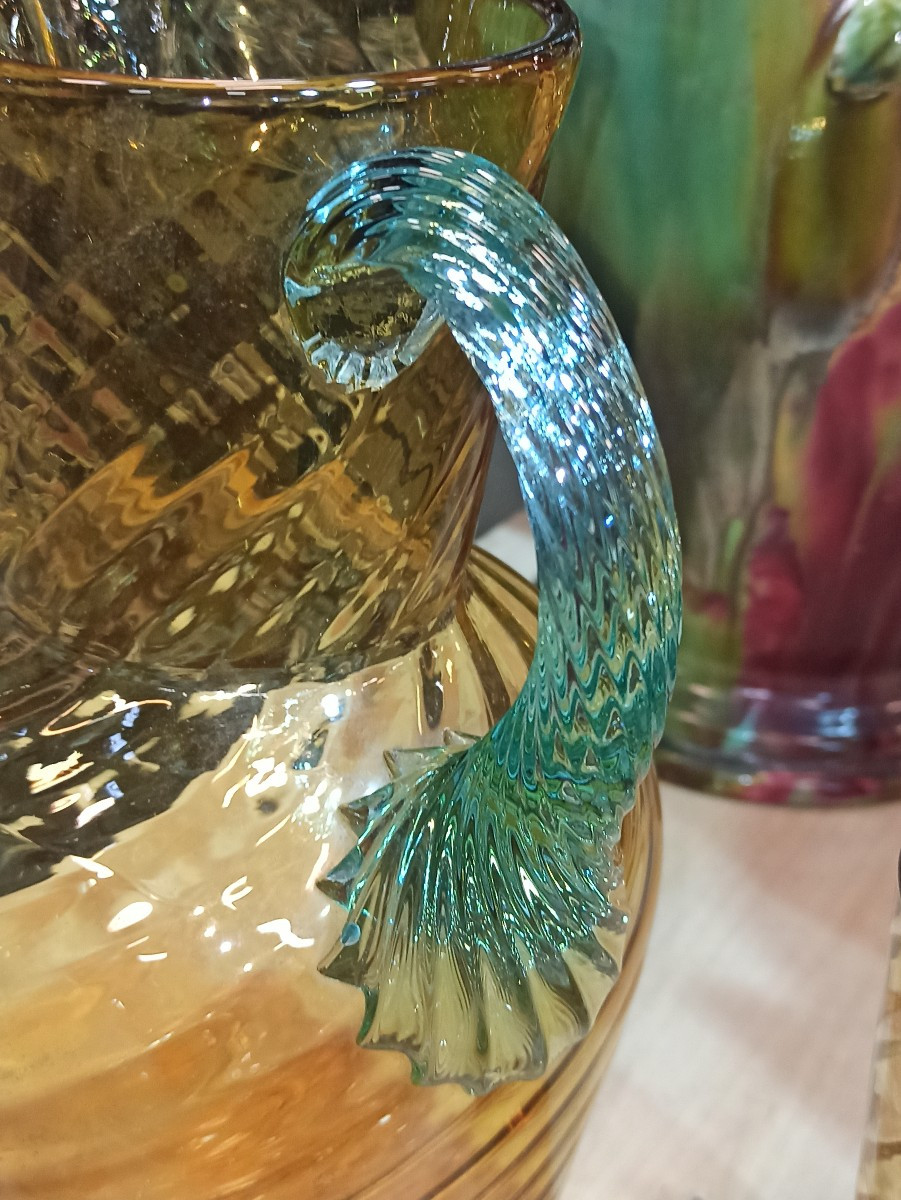 Rare Orange Juice Set Called Georges Sand XIXth Century-photo-4