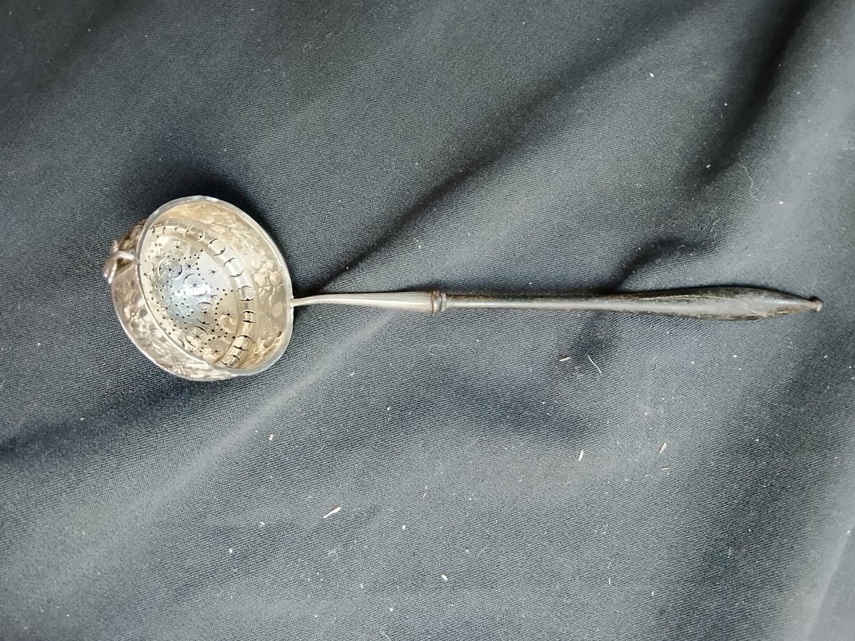 Silver Plum Spoon, 19th-century Holland-photo-4