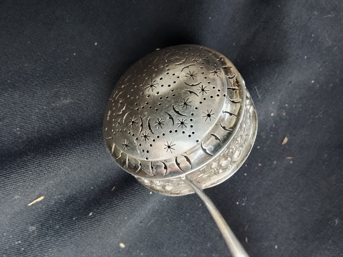 Silver Plum Spoon, 19th-century Holland-photo-2