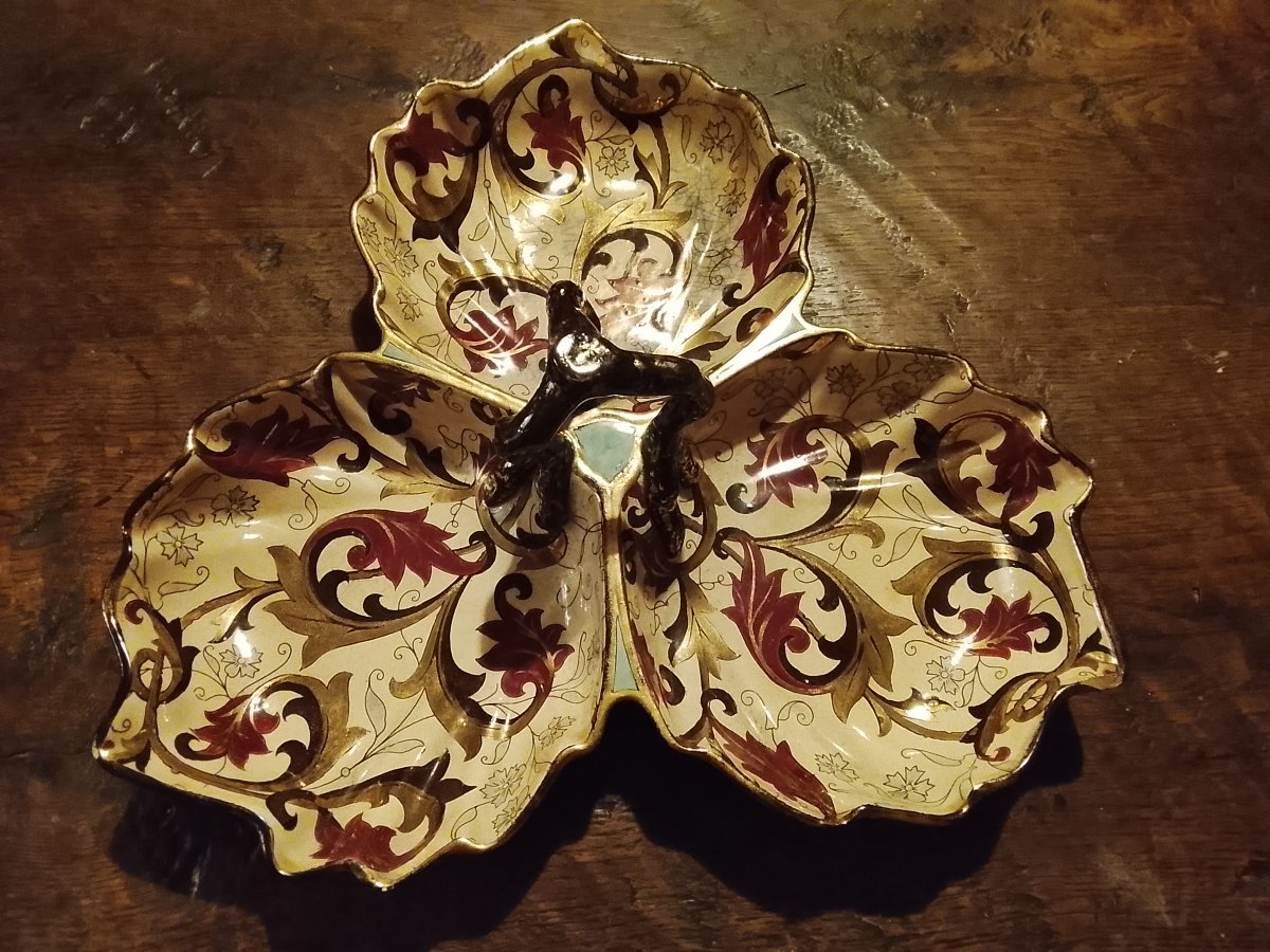 Gien Earthenware Serving Dish, Circa 1870-photo-4