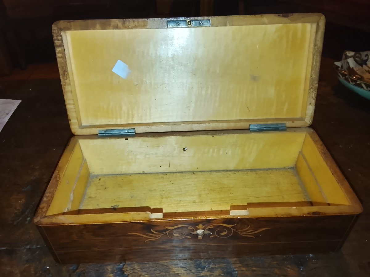 Charles X-era Marquetry Net Box-photo-2