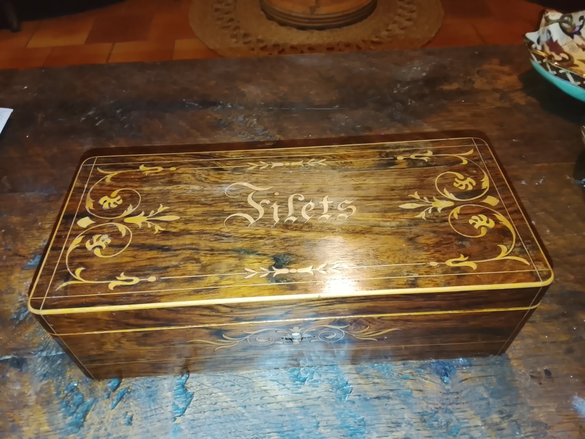 Charles X-era Marquetry Net Box