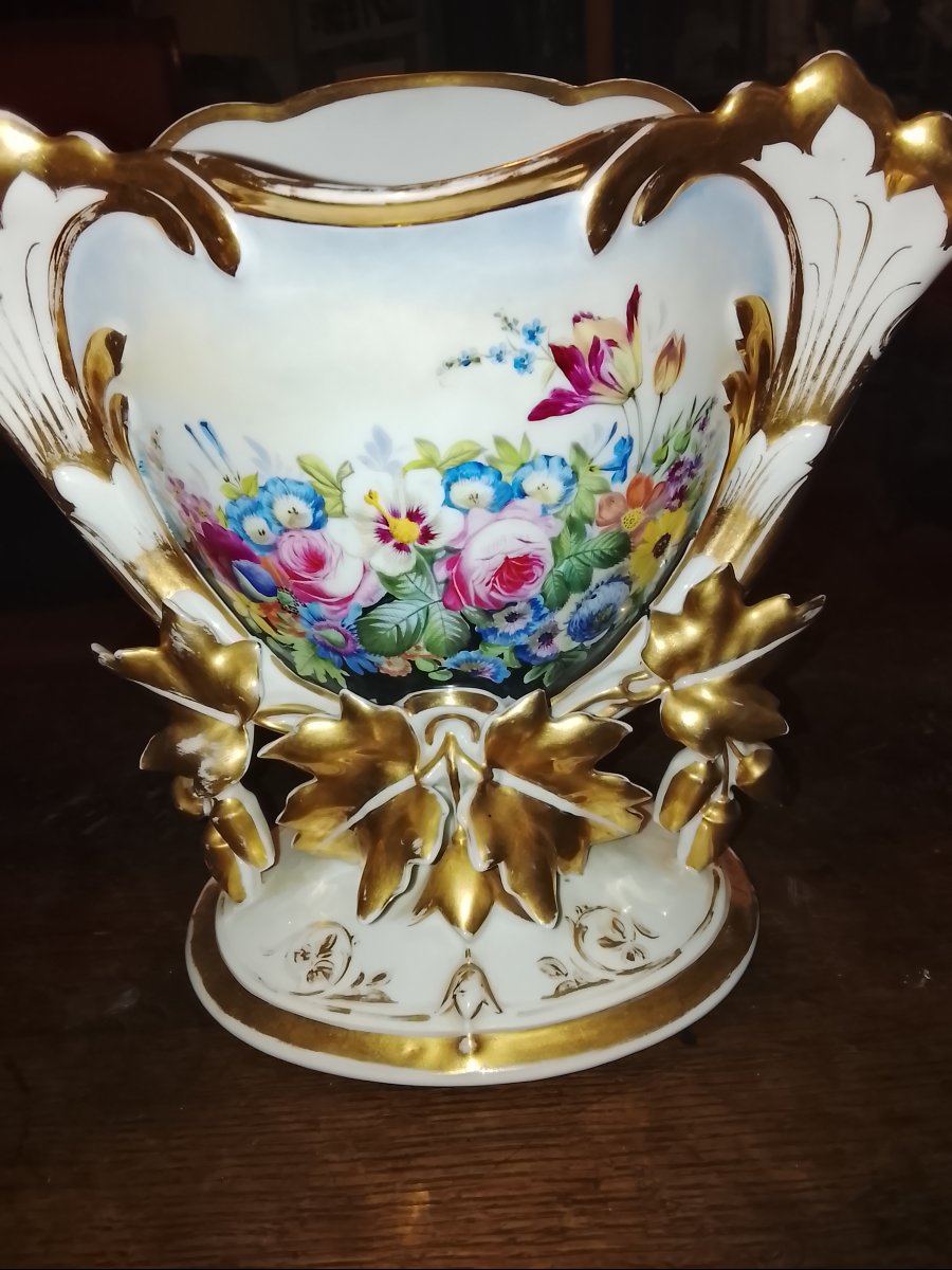 Important Napoleon III-era Bridal Vase-photo-2