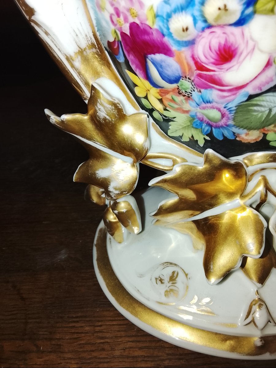 Important Napoleon III-era Bridal Vase-photo-3