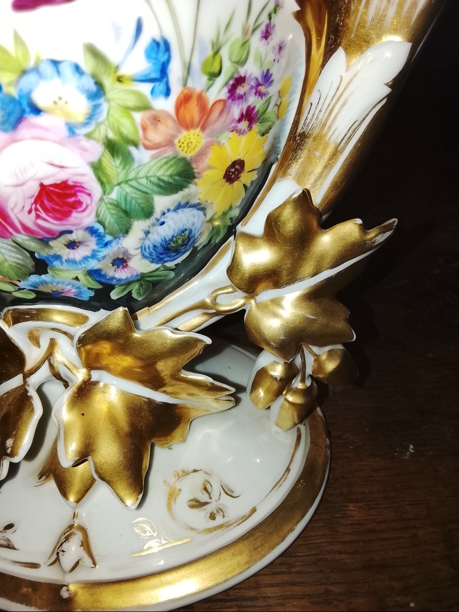 Important Napoleon III-era Bridal Vase-photo-4
