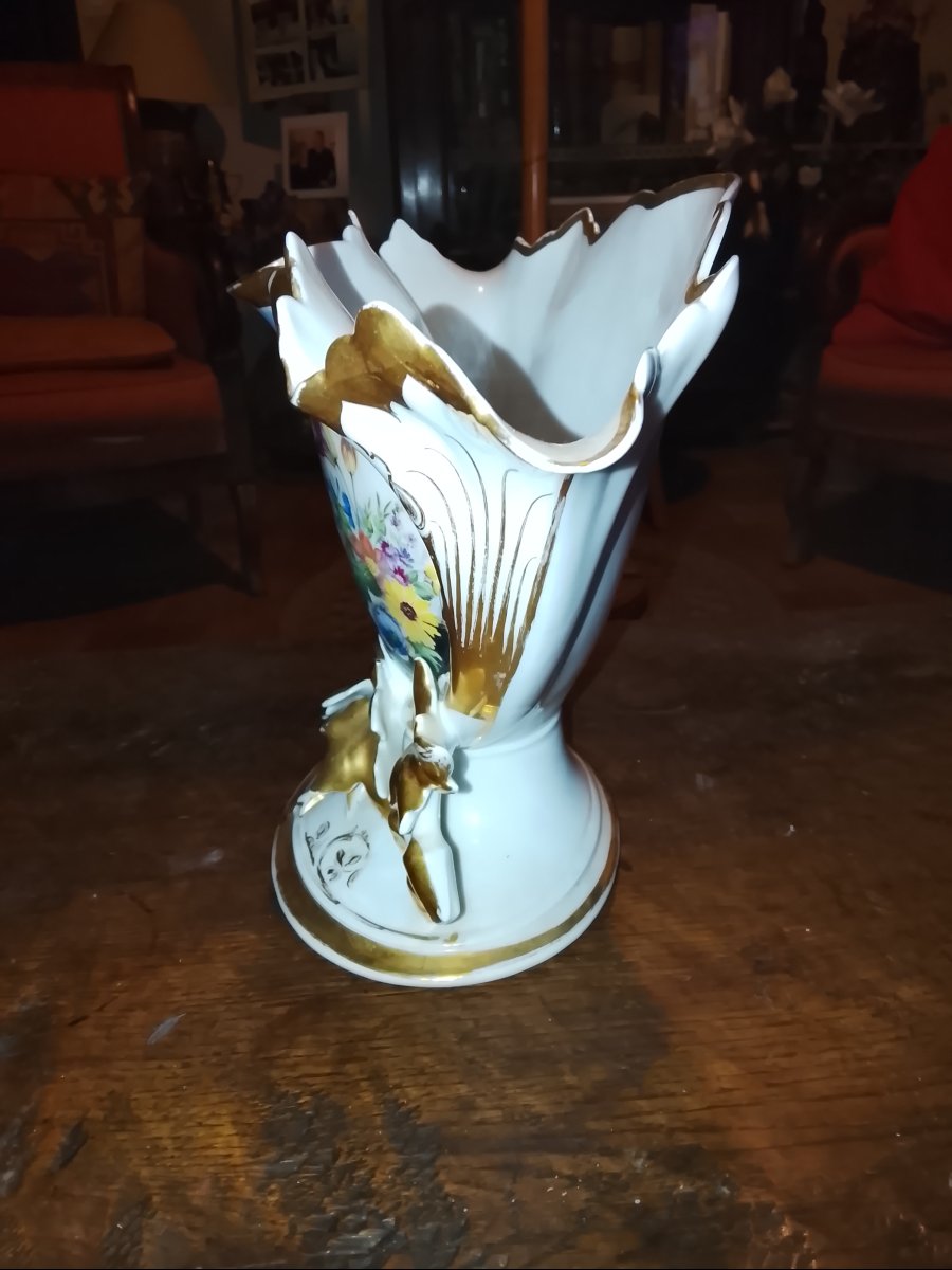 Important Napoleon III-era Bridal Vase-photo-2