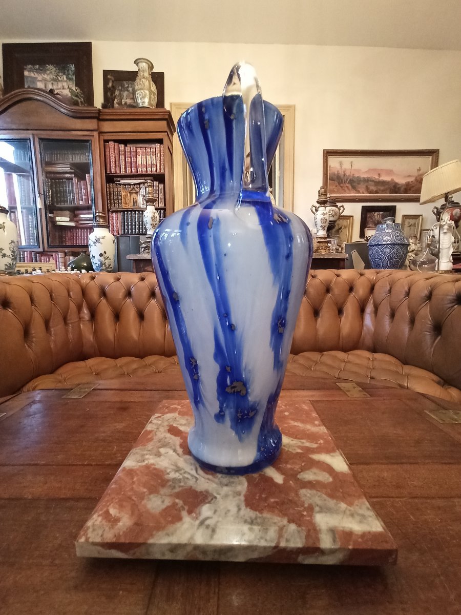 Beau Vase En Verre De Murano Circa 1950-photo-4