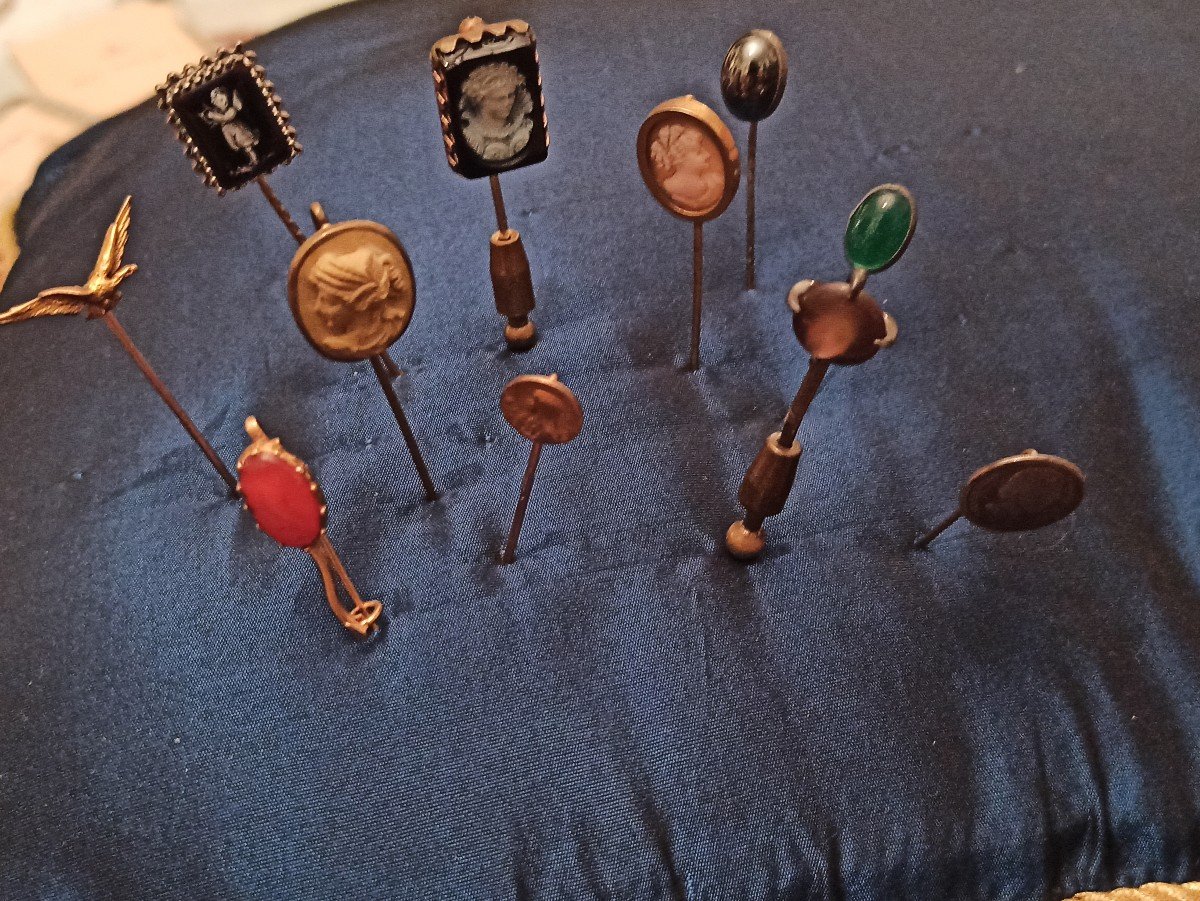 Collection Of Old Tie Pins
