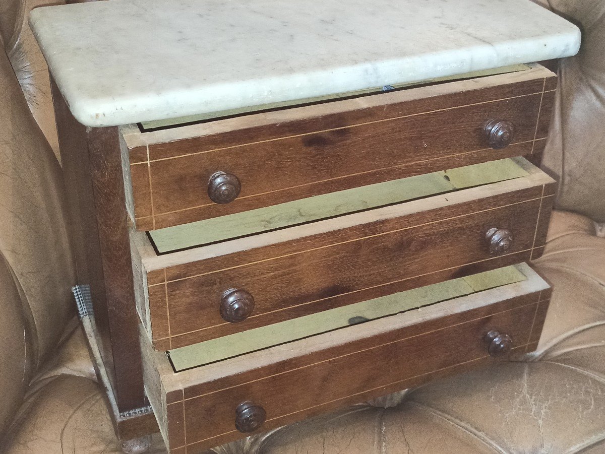 Commode De Poupée  Circa 1840-photo-3