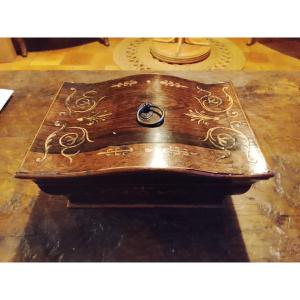 Charles X-era Marquetry Sewing Box