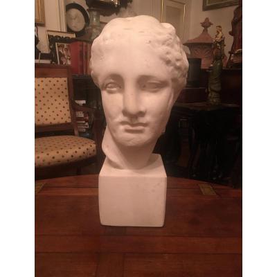 Beautiful Antique In Plaster For Fine Arts