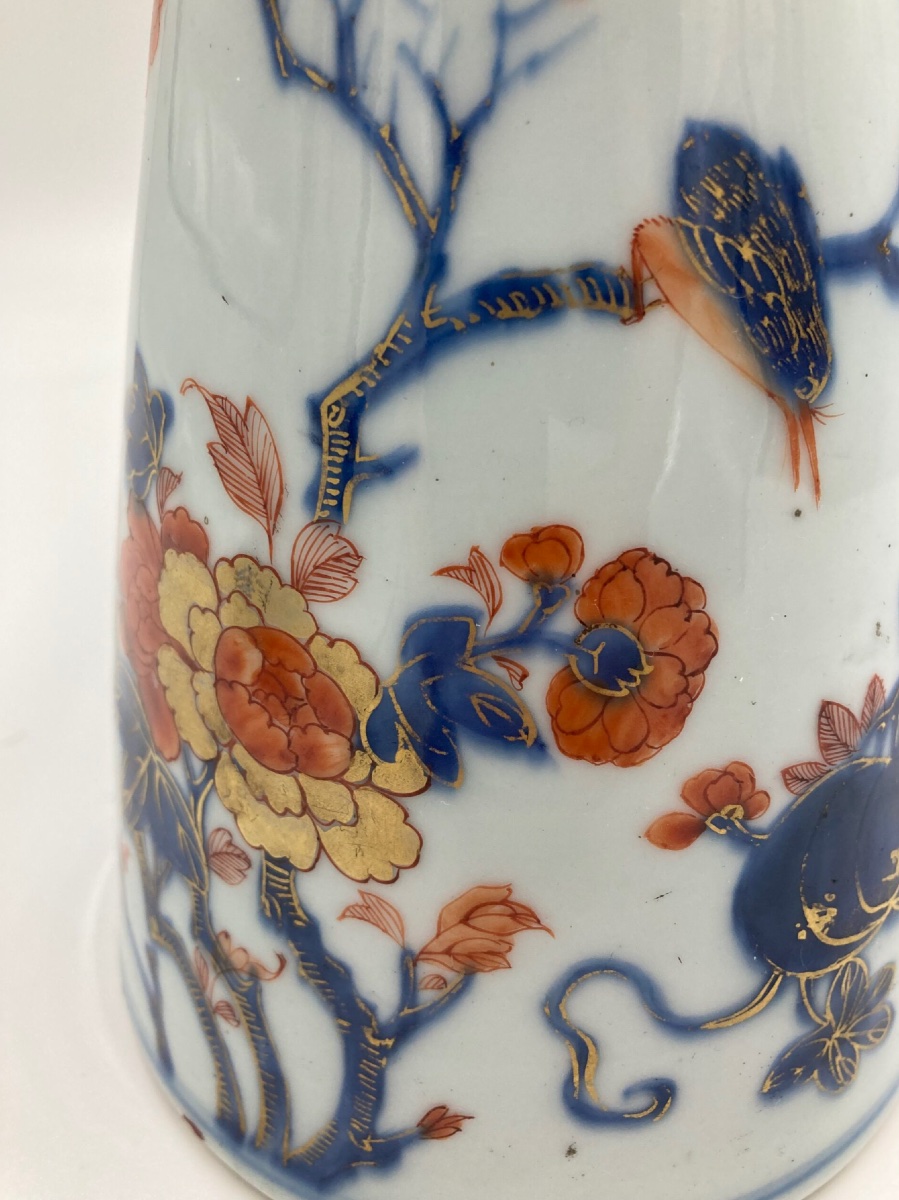 Chinese Chocolate Pot With Floral Decoration (18th Century)-photo-3