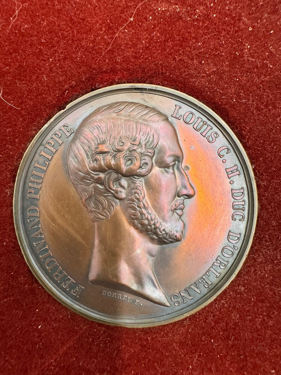 Medallion With The Effigy Of The Duke Of Orleans, Paris (1844)-photo-3