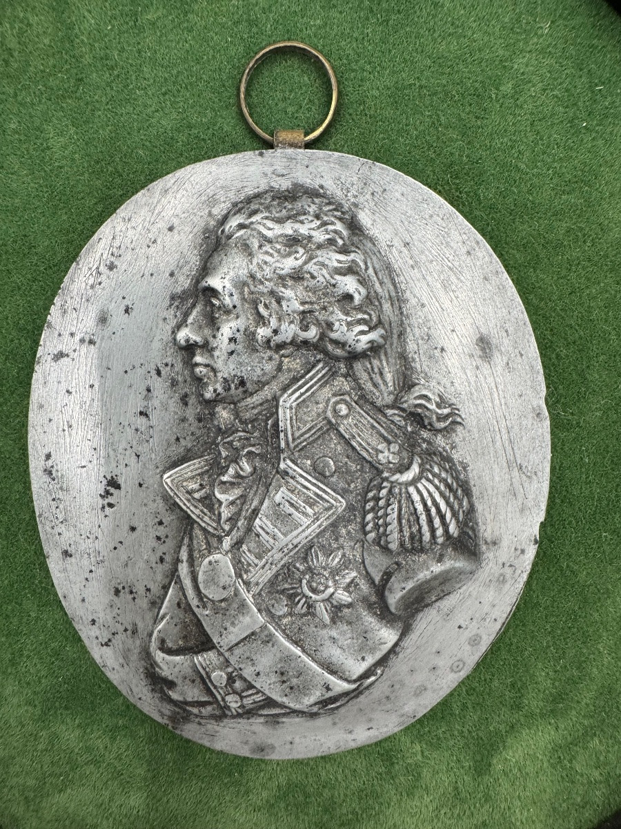 Portret Medallion Of Lord Horatio Nelson (19th Century)-photo-3