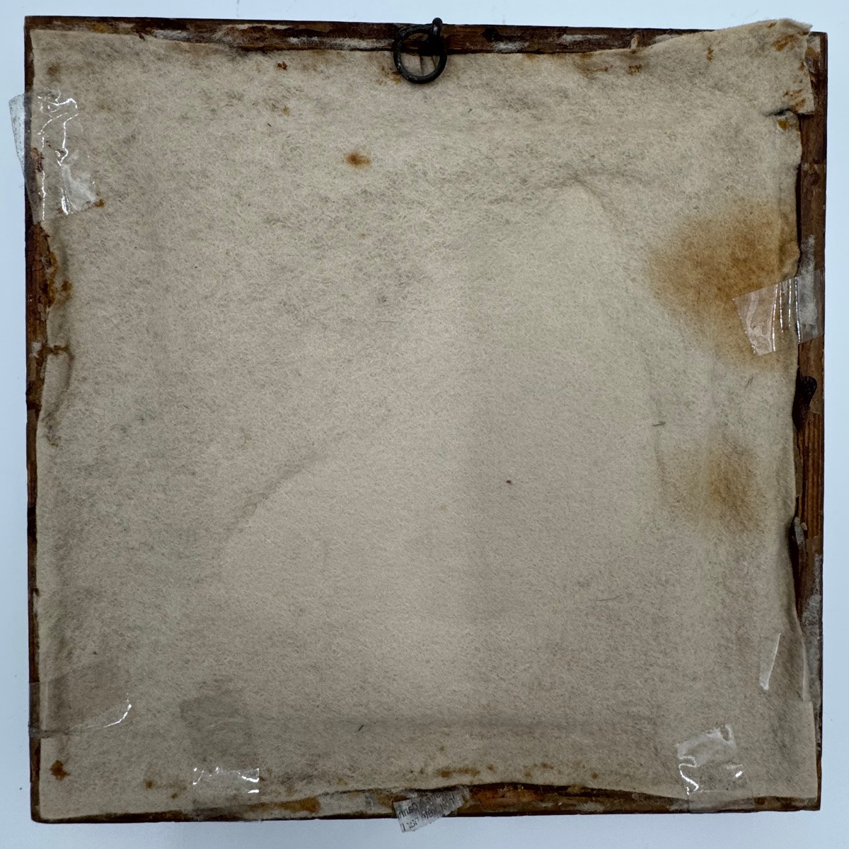 Médaillon de cire d'un vieil homme (19e Siècle)-photo-2