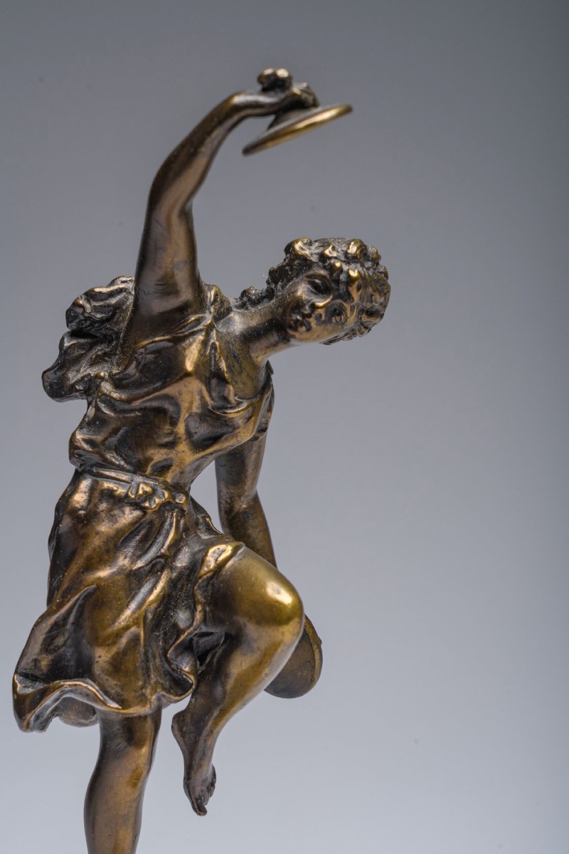 Pair Of Dancers With Bronze Cymbals, Ernest Racoulet (1890-1900)-photo-6