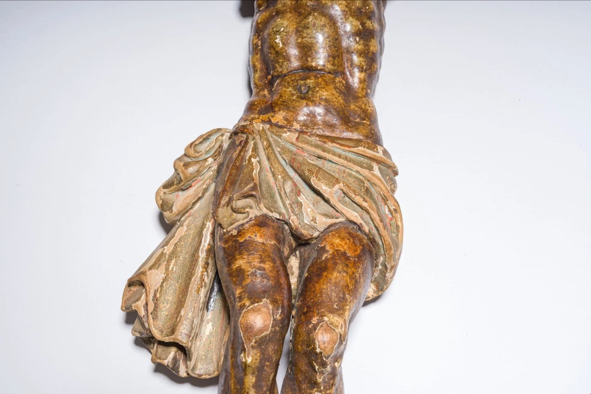 Magnifique Corpus Christi flamend polychrome (1570-1600)-photo-4